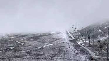 Erciyes'te Kar Yağışı Güzellikleri