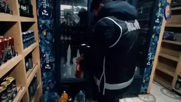 Iğdır'da Sahte ve Kaçak Alkol Operasyonu