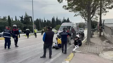Erdek'te Motosiklet Kazası: 2 Yaralı