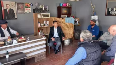 Kütahya Belediye Başkanı Eyüp Kahveci, Büyüksaka Köyü'nde Halkla Buluştu