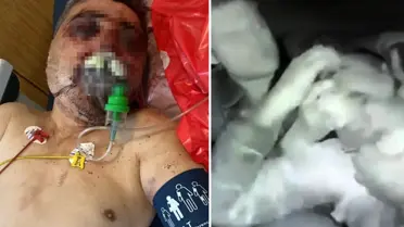 İngiliz boksörün Türk şoförü komalık ettiği anlar kamerada