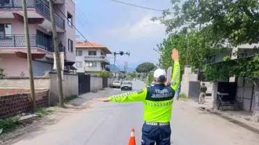 Köşk'te Havadan Trafik Denetimi