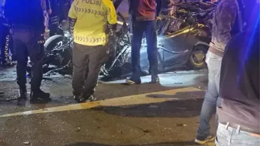 Kayseri'de TIR'a Çarpan Otomobilin Sürücüsü Hayatını Kaybetti