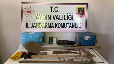 Aydın'da Kaçak Kazı Operasyonu