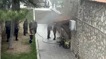 Tokat'taki Tarihi Cami Yangını Kontrol Altına Alındı