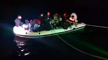 Bodrum'da 29 Düzensiz Göçmen Kurtarıldı