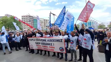 Konak Belediyesi'nde memurlar iş bıraktı