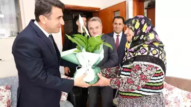 Şehit Binbaşı Mithat Çolak'ın ailesine ziyaret