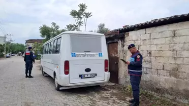 Sultanhisar'da Okul Servisleri Denetlendi
