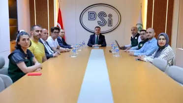 Vali Eldivan, DSİ 225. Şube Müdürlüğü'nü Ziyaret Etti