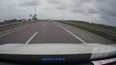 Ters Yolda Giden Sürücüye Cezası Kesildi