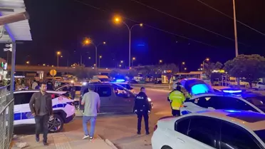 Ehliyetsiz sürücü, polis memuruna çarparak kaçtı