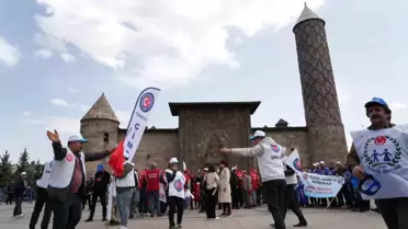 Erzurum'da 1 Mayıs Coşkusu