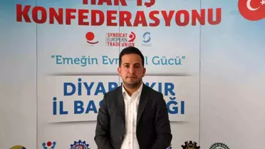 HAK-İŞ Diyarbakır İl Başkanı 1 Mayıs İşçi Bayramı'nı Kutladı
