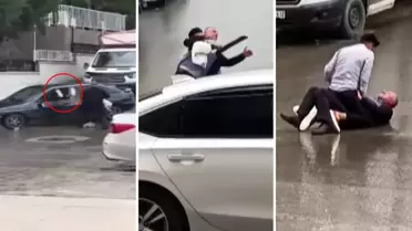 Kendisine silah çeken kayınpederine böyle müdahale etti