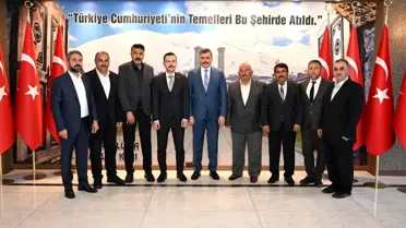 Vali Çiftçi, Aşkale Kaymakamı ve Muhtarları Kabul Etti