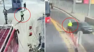 Ankara'da CHP otobüsünü polisin üzerine süren şoför hakkında soruşturma