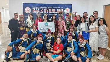 Balıkesir Üniversitesi'nden Zeybekler Kategorisinde İkincilik