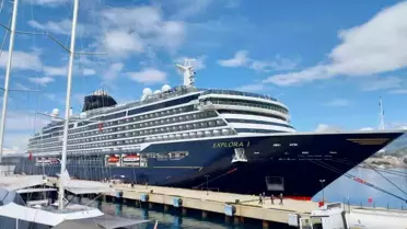 Bodrum'a 'Explora I' Yolcu Gemisiyle 590 Ziyaretçi Geldi