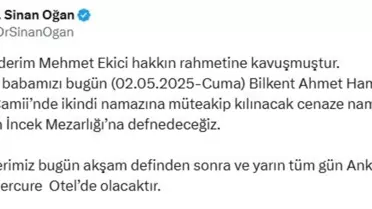 MHP'li Milletvekili Mehmet Ekici Hayatını Kaybetti