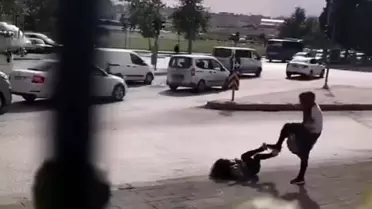 Gaziantep'te kadınların kavgası kamerada