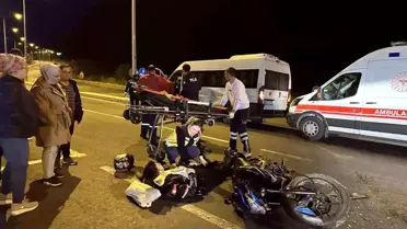 Tekirdağ'da Motosiklet Kazası