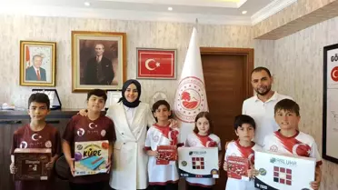 Öğrencilerden Kaymakam Kılıç'a Ziyaret