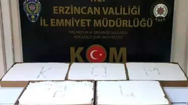 Erzincan'da 25 Bin Dal Kaçak Makaron Ele Geçirildi