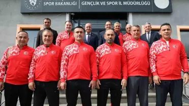 Karate Milli Takımı'ndan Çelebi'ye Ziyaret