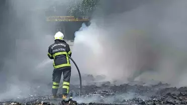Şanlıurfa'da Atık Yangını Sönürüldü