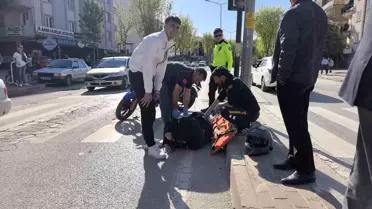 İnegöl'de Motosiklet Kazası: 2 Yaralı