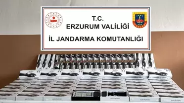 Erzurum'da 115 Kaçak Akıllı Saat Ele Geçirildi