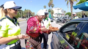 Silifke'de Trafik Haftası İkramı