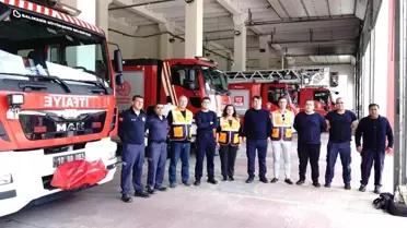 İDA-SAR Arama Kurtarma Derneği, Edremit İtfaiyesi'ni Ziyaret Etti