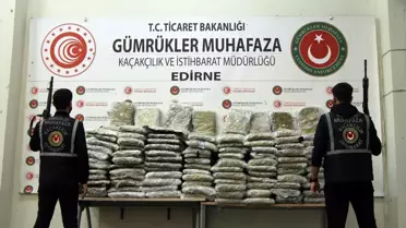 Kapıkule'de 234 kg Esrar Ele Geçirildi