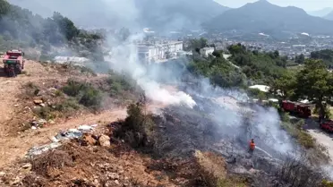 Alanya'da Yangın Korkusu: Makilik Alan Yangını Kontrol Altına Alındı
