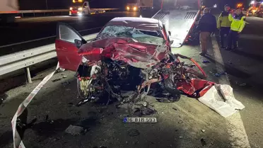 Otoyol Kazasında 4 Kişi Hayatını Kaybetti