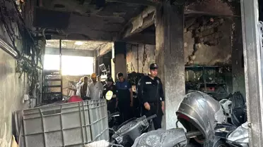 Kağıthane'de Motosiklet Tamirhanesinde Yangın: 1 Ölü