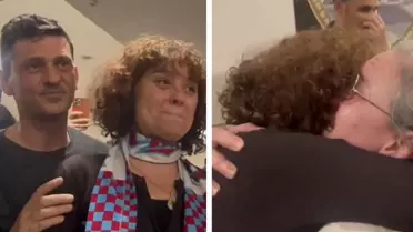 Minguzzi ailesi destek için duruşmaya gelenlerle duygu dolu anlar yaşadı