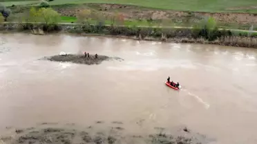 Sivas'ta Kızılırmak'ta Arama Tatbikatı