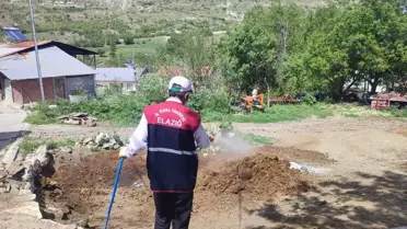 Ağın'da Haşere İlaçlaması