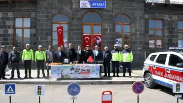 Akyaka'da Karayolu Trafik Haftası Etkinlikleri Devam Ediyor