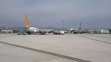 Amasya Merzifon Havalimanı'nda 12 bin 602 yolcu