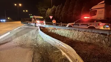 Kocaeli'de Minibüs Kaza Yaptı