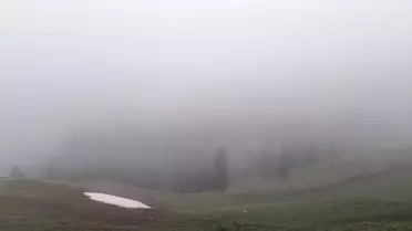 Ardahan'da Sis ve Kar Etkili