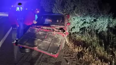 Havran'da Otomobil Devrildi: 4 Yaralı