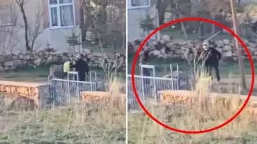 Bunu yapan 80 yaşındaki bir şahıs! Eşeğe sopalı eziyet kamerada