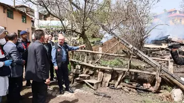 İskilip'te Yangın: 3 Ev Kullanılamaz Hale Geldi