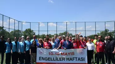 Edirne'de Engellilere Dostluk Maçı