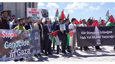 ETÜ'de Gazze ve Doğu Türkistan Protestosu